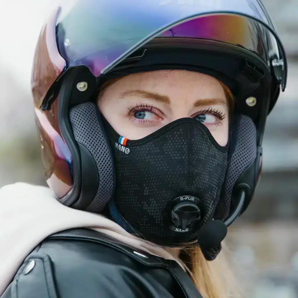 masque anti-pollution moto r-pur nano light